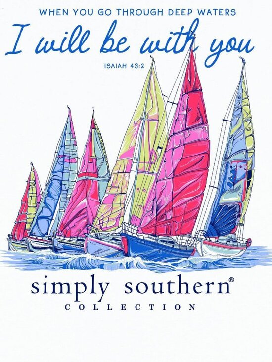Simply Southern Tops - Deep Waters Simply Southern Shirt